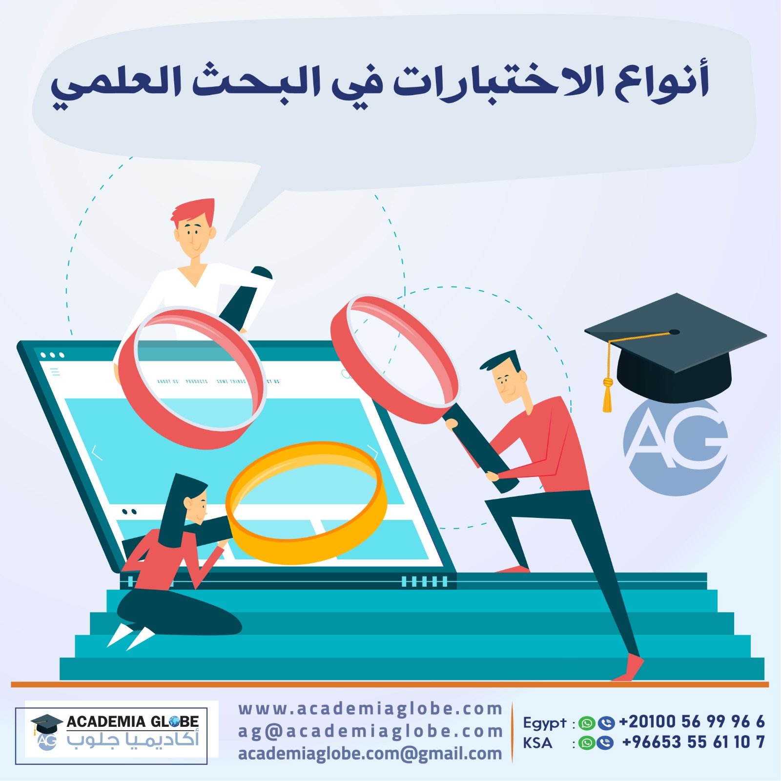 أنواع الاختبارات في البحث العلمي